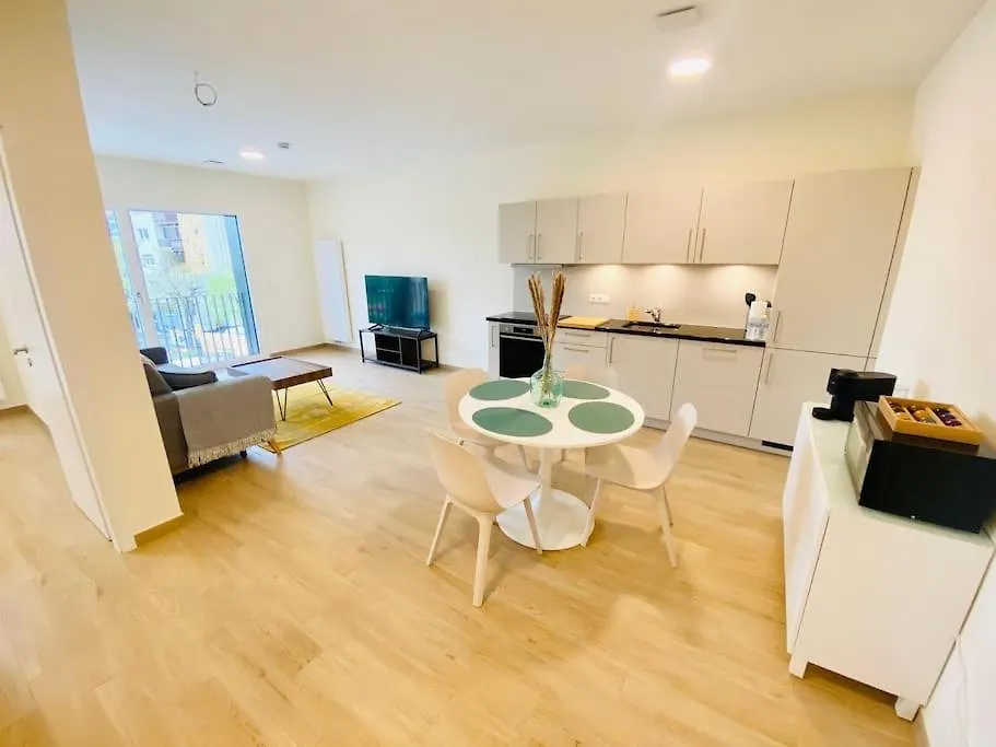 New 2023 One Bedroom Flat W Free Parking Luxembourg